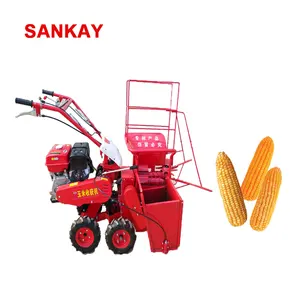 Máquina de cosecha de maíz a pequeña escala, mini cosechadora de maíz, cosechadora de maíz