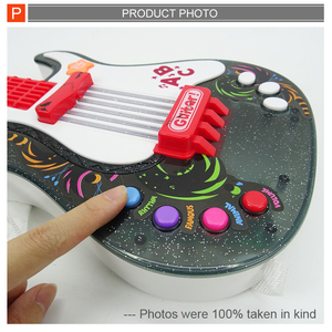 Guitarra Eléctrica Musical de Juguete para Niños EPT Fashion, Color Morado, con Música y Luces - Product Image 3