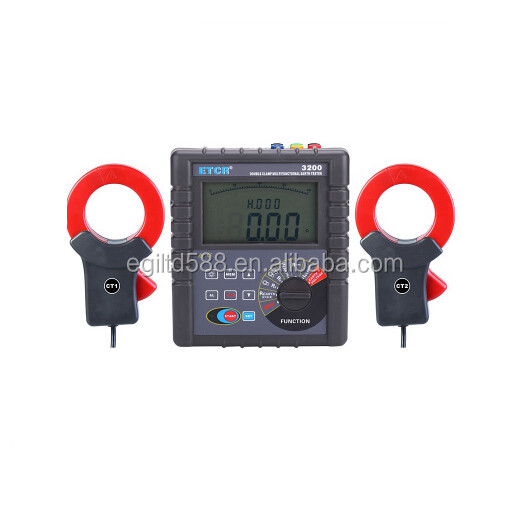ETCR3200 Double Clamp Meter Multifunction Ground Earth Resistance Tester
