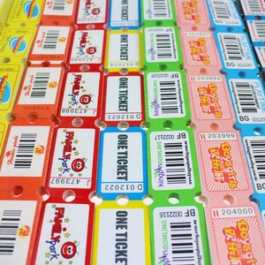 Tickets de loterie personnalisés pour jeux d'arcade, papier d'impression de coupons OEM - Product Image 4