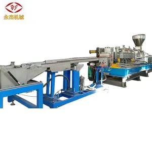 No Break Strand Lower IV loss Plastic Pelletizing Machine Twin Screw Extruder PET Granulating Machine