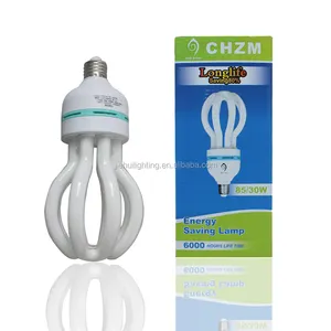 125 W 5U forma Lotus bombilla LED E27 de ahorro de energía de la bombilla de luz LED 5U lámpara de Alibaba