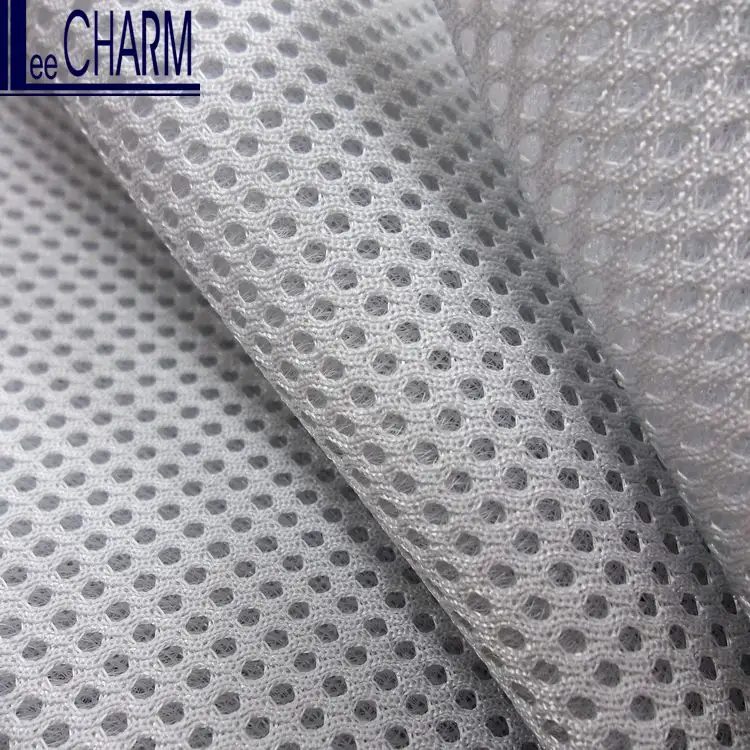 LCW053 Taiwan Knitted Breathable 3D Air 100% Polyester Mesh Fabric for Bags Shoes Garment Home Textiles & Industrial Use