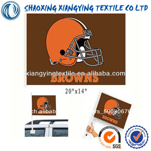 Drapeaux de voiture nfl cleveland browns drapeau, jeu. drapeau, uesd nouvelle voiture drapeau de voiture - Product Image 1