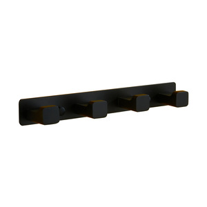 2019 nuovo popolare accessori per il bagno portasciugamani in gomma <span class=keywords><strong>nero</strong></span> opaco - Product Image 3