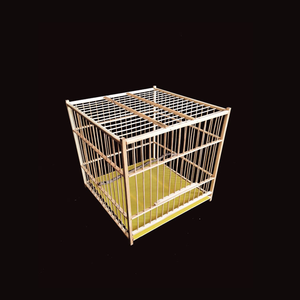 Support de <span class=keywords><strong>cage</strong></span> à oiseaux portable à la mode pour animaux de compagnie Design en bois respirant avec prix d'usine pour une utilisation en plein air dans le jardin - Product Image 6