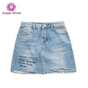 Fábrica ventas calientes modelos prenda 100% algodón Denim teñido <span class=keywords><strong>sexy</strong></span> Sissy <span class=keywords><strong>mini</strong></span> falda - Product Image 6