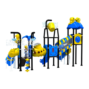 Công Viên Nước Sử Dụng Sân Chơi Thiết Bị Ngoài Trời Nhựa Trượt Nước Sân Chơi Cho Trẻ Em - Product Image 2