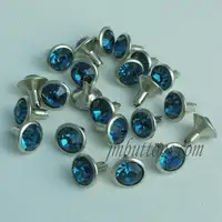 iron crystals rhinestone rivets diamond studs