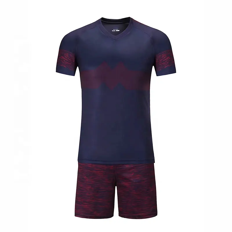 Komfortable thai qualität plain fußball shirts oem ihre eigenen design sportswear