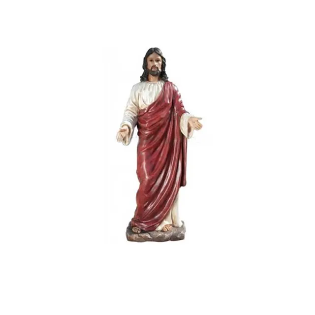 कस्टम polyresin शिल्प प्यार से भरा मसीह मूर्ति राल धार्मिक यीशु मूर्तियों के लिए बिक्री