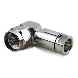 N Male type Right Angle connector for 1/2" Super flexible RF cable
