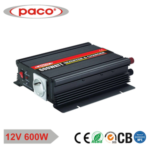 Inversor Portátil Inteligente de CC/CA de 12 V a 220 V, 600 W, PWM Único, Aluminio, 3 Etapas, Automático, para Baterías de Plomo-Ácido de 12 V, PACO CE/CB/ROHS - Product Image 2