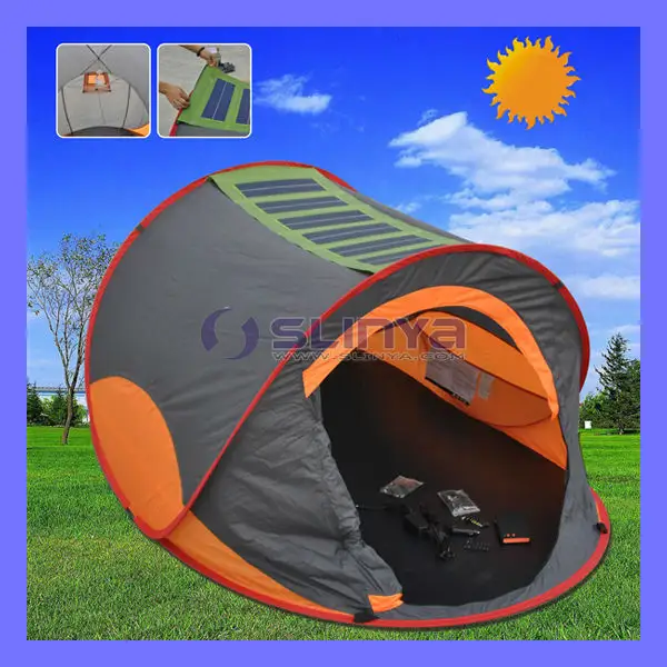 22W Camping Orange Solar Power Zelt zu verkaufen