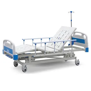 Cama médica icu de 5 funciones, camas de hospital usadas gratis para pacientes, marco de madera, cama de hospital, marcas