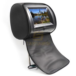 Melhor escolha hr7718c 7 polegadas descanso de cabeça de carro <span class=keywords><strong>dvd</strong></span> <span class=keywords><strong>player</strong></span> com zíper