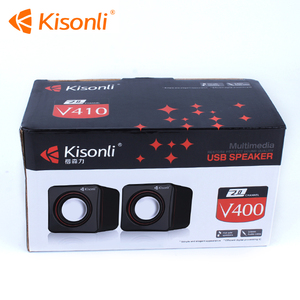 Kisonli V400 スピーカー クリエイティブ ミニ 有線 ポータブル USB コンピュータースピーカー - Product Image 6