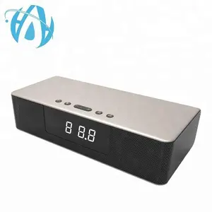 BS-39A Drahtlose Ladegerät qi Bluetooth Lautsprecher lautsprecher mit Wecker und display