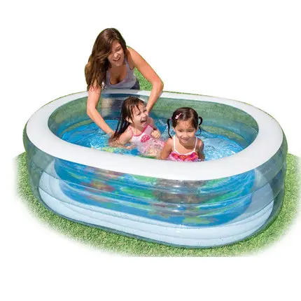Intex — piscine gonflable pour enfants, bassin gonflable, mon Sea Friends, elliptique, 57482