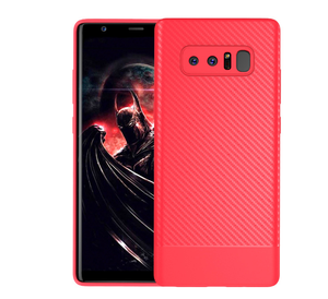 Custom Soft <span class=keywords><strong>fibra</strong></span> de carbono patrón caso teléfono cubre para Samsung Galaxy note 8 - Product Image 6