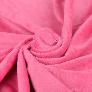 Minky Fabric Ready Goods Minky Solid Cuddle Plush Fleece Velboa Fabric