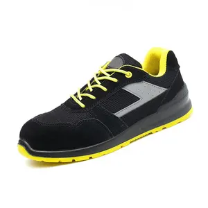 Ademende Sport Stijl Outdoor Werkschoenen S3 Anti-Impact Slip Resistente Industriële Stalen Neus Veiligheidsschoenen Voor Mannen