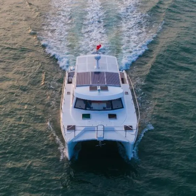 Yacht à voile Catamaran, 11.58m, meilleur Yacht fabriqué en chine