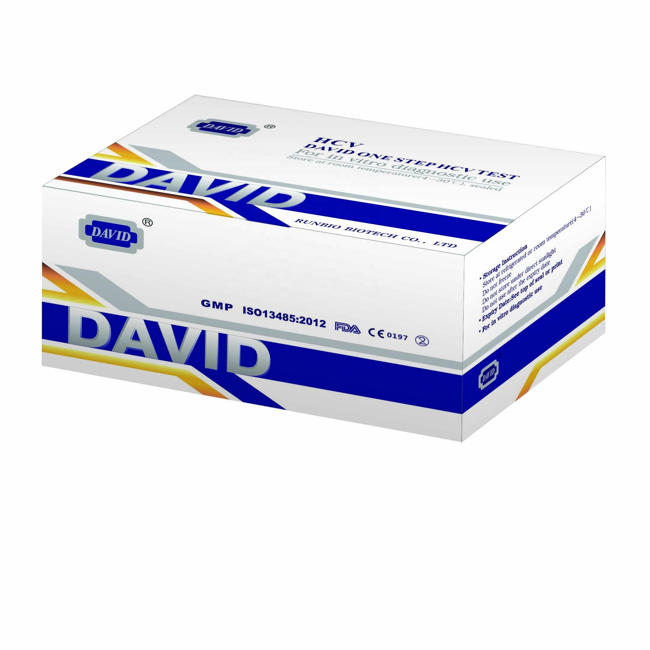 Медицинские товары David, набор для тестирования HCV, полосатая кассета