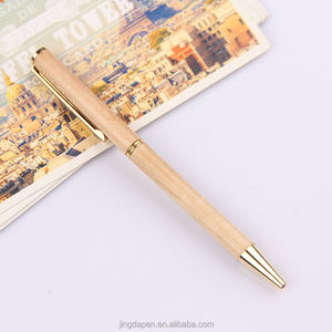 Bolígrafo de regalo VIP de palisandro pesado de lujo con logotipo personalizado, rodillo de Metal de madera tallada de alta calidad para escribir, tapa de latón dorado, 0,7mm - Product Image 2