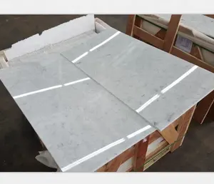 流行意大利白色大理石瓷砖 Bianco Carrara 白色 12x24 “瓷砖