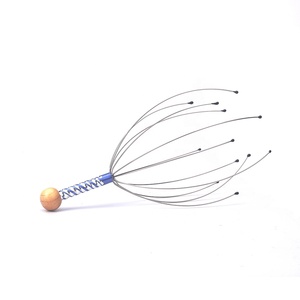 Pince à cheveux électrique avec manche en bois, <span class=keywords><strong>Massage</strong></span> du cuir chevelu, Stimulation des cheveux, soulagement du Stress - Product Image 2