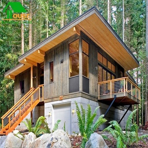 Thân thiện với môi <span class=keywords><strong>Modular</strong></span> prefab Cấu trúc thép <span class=keywords><strong>log</strong></span> cabin cho carport & House xây dựng - Product Image 4