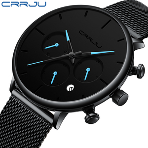 CRRJU 2271 Top vendita calda CRRJU Fashion Watch <span class=keywords><strong>uomo</strong></span> impermeabile orologio da <span class=keywords><strong>uomo</strong></span> Ultra sottile orologio sportivo di lusso unico - Product Image 2