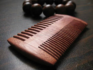 Conception chaude bois barbe double cheveux peigne à <span class=keywords><strong>poux</strong></span> - Product Image 2