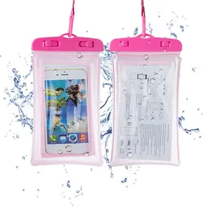 Hot Verkoop Universele Waterdichte Mobiele Telefoon Tas Transparant Pvc Water Proof Telefoon Case Voor Iphone Voor Samsung