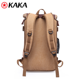 Factory Best Seller Outdoor <strong>Rucksack</strong> <strong>Camping</strong> Travel Black Canvas Men Hiking Travel Custom Laptop Backpack - Product Image 5