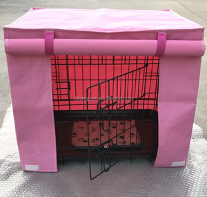 Katlanır metal köpek kafesi ile kapak ve yatak - Product Image 3