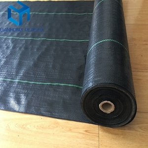 Estera de plástico para control de malas hierbas, estera de control de malas hierbas de plástico negro para cultivo, <span class=keywords><strong>malla</strong></span> de cubierta de suelo de plástico para jardín - Product Image 5