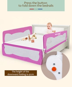 Barriere per letti di sicurezza di vendita calde per bambini 120cm 150cm 180cm recinzione per lettino per bambini - Product Image 3