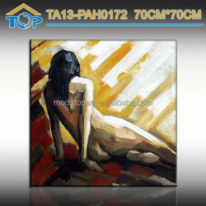 Nuevo producto de grasa dama desnuda pinturas al óleo - Product Image 1