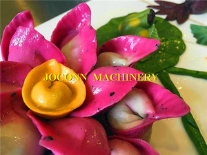 เครื่องทำขนมอบแกงกะหรี่ออสเตรเลีย/เครื่อง Samosa ทอด50กรัม/เครื่องทำ Samosas 3นิ้วของอินเดีย - Product Image 6