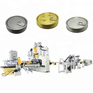 Easy Open Ends Lids Making Machine EOE Line For Tuna Tin Can Production Line