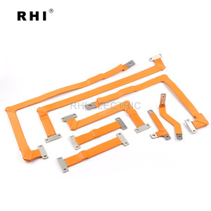 Barre omnibus carrée plate flexible en cuivre 30x3x100mm étamé certifiée ROSH IATF16949 Connecteur de batterie pour énergie nouvelle Électrique RHI - Product Image 3