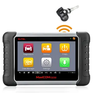 Escaner Automotriz Autel MaxiCOM MK808 TS Obd 2 Alat Diagnostik Mobil dengan Pemrogram Sensor Tekanan Ban Lengkap