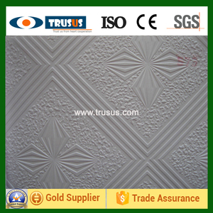 Poids léger Nouvellement décoratif Faux <span class=keywords><strong>Pvc</strong></span> gypse dalles de plafond - Product Image 2