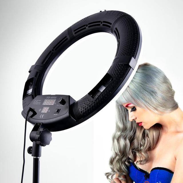 18 Inch  Led Ring Light Net Red Live Fill Light Mobile Phone Bracket Led Ring Light Anchor Selfie Vibrator Beauty Lamp