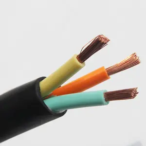 Su geçirmez 450/750 V YC 4x95mm2 esnek kauçuk kablo