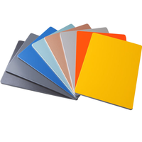 Panneau composite en aluminium ignifuge et antistatique ACP 5 mm, panneaux de construction isolés pour l'extérieur, pour murs