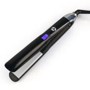 Alisador de cabelo profissional, com temperatura lcd 230c/450f/750f/950f