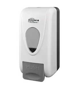 Wall mount hand push soap dispenser kitchen plastic dispenser for liquid soap gel